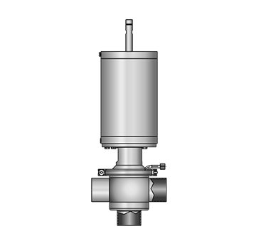 Válvula aséptica en T 5838 SS-S