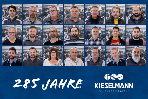 [Translate to Spanisch:] KIESELMANN Jubilarin und Jubilare 2021